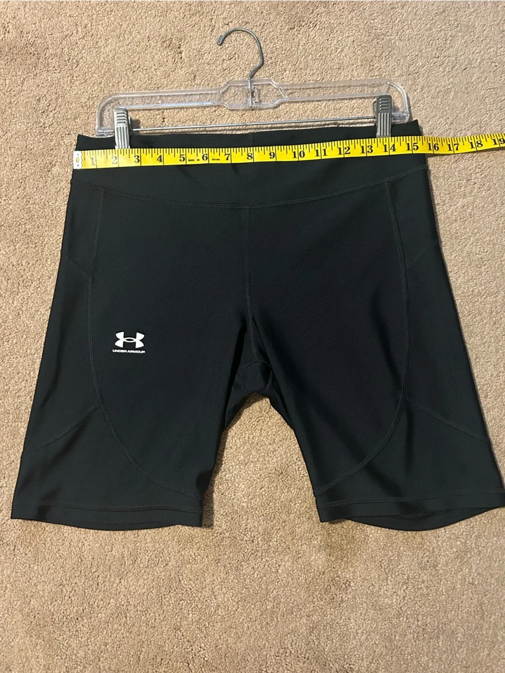 Under Armour Black Compression 8 inch Workout Shorts